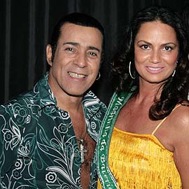 Elymar Santos e Luiza Brunet