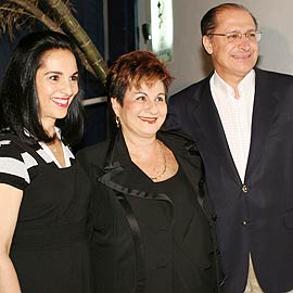 Lu Alckmin, Lilian e Geraldo