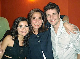 Vanessa Giácomo, Totia Meirelles e Daniel de Oliveira