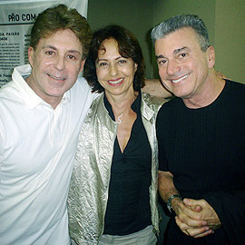 Edwin Luisi, Edney Silvestre e Stella Freitas