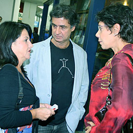 Mara Manzan, Miguel Paiva e Ângela Vieira