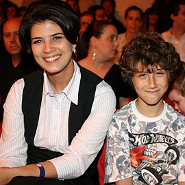Mariana Godoy com o filho Heitor