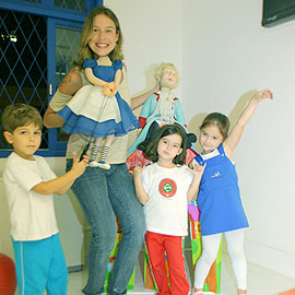 Luana Piovani e as crianças