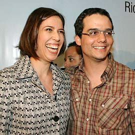 Wágner Moura e Maria Clara Gueiros