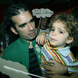 Max de Castro e o filho Antonio