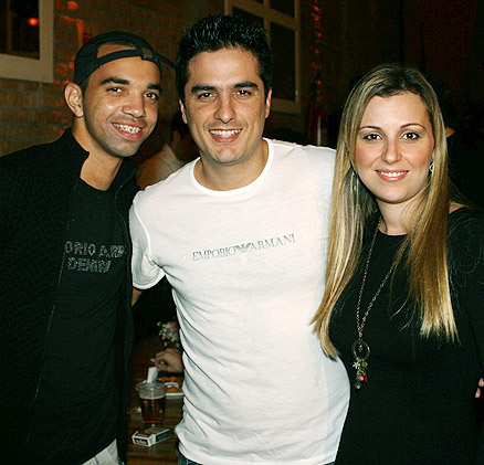 Diego Tardelli, Fred Miranda e Renata Miranda