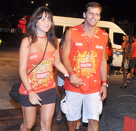 Fernanda Vasconcellos e Henri Castelli