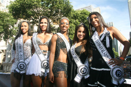 As musas do Canaval animam o evento