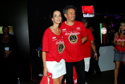 Melissa Oliveira e Emmanuel Bassoleil
