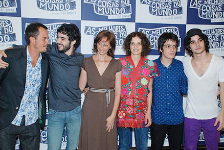 Paulo Vilhena, Caio Blat, Laís Bodanzky, Denise Fraga, Francisco Miguez e Fiuk