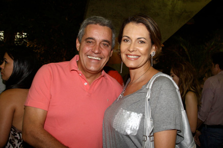 Mauro Naves e a mulher Patrícia