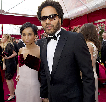 Lenny Kravitz e Zoe Kravitz 