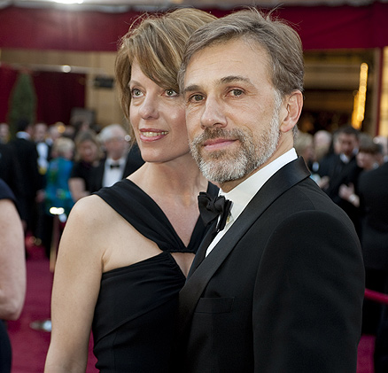 Christoph Waltz e esposa