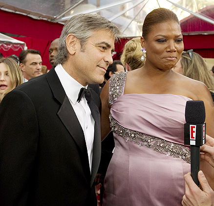 George Clooney e Queen Latifah 