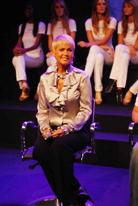 Xuxa Meneguel na coletiva de imprensa do evento Monange Dream Fashion Tour