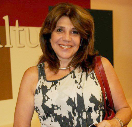 A atriz Tânia Bondenzan