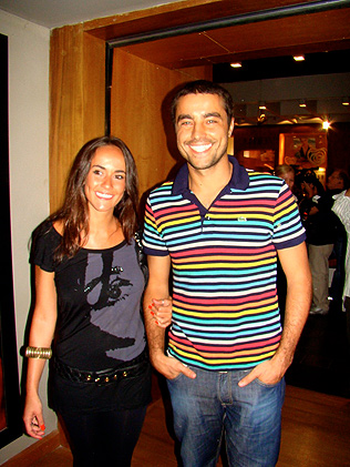 Ricardo Pereira com a namorada