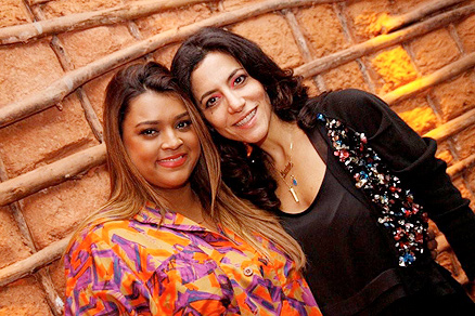 Preta Gil e  VJ Marina Person