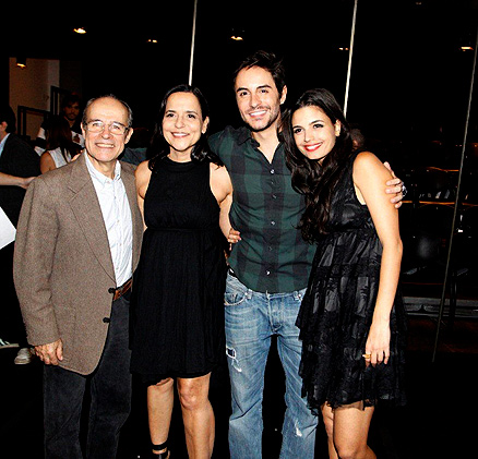 Osmar Prado, Lena Britto, Ricardo Tozzi e Emanuelle Araújo