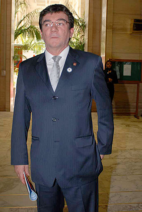 Andres Sanchez, presidente do Corinthians, prestigiou o Grande Prêmio de São Paulo