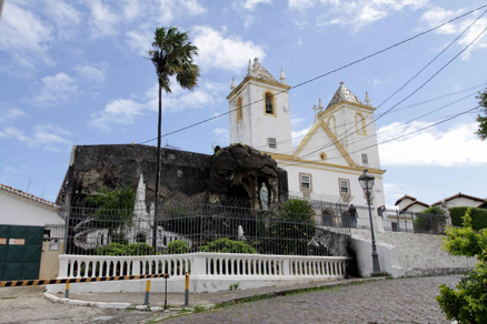 Igreja Santo Antônio, em Salvador, Bahia, local onde foi realizado o batizado do filho de Ivete Sangalo