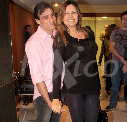 Miryan Martins e o marido Jorge Bugarin