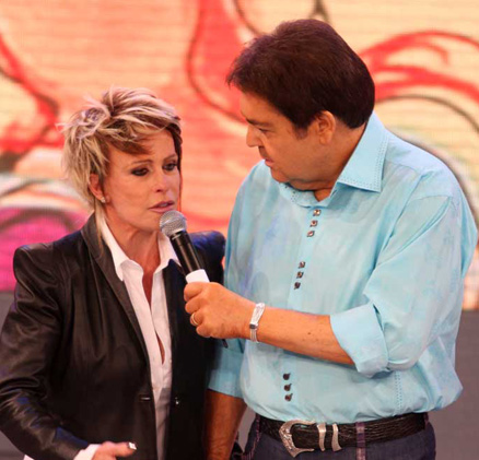 Ana Maria Braga, que também participou da competição, foi assistir de perto a grande final