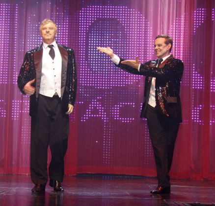 Miguel Falabella e Diogo Vilela foram ovacionados durante o espetáculo