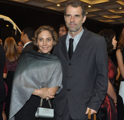 Heloisa Perissé e Mauro Farias foram juntos à cerimônia