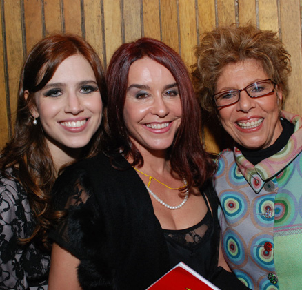 Mel, Lucélia e Vieira Pinto