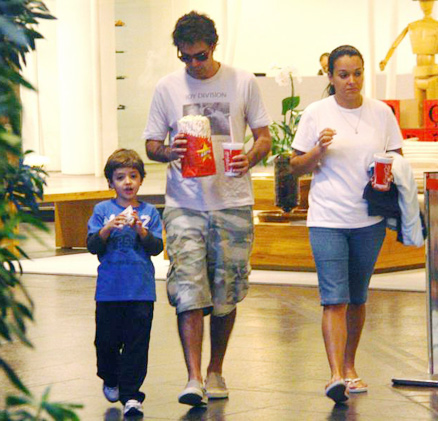 Bruno e João se divertiram no passeio família