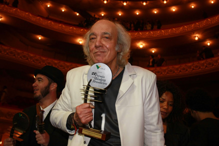 Erasmo Carlos saiu premiado