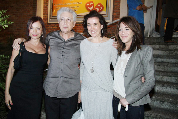 Tânia Alves, Aguinaldo Silva, Lilia Cabral e Júlia Almeida