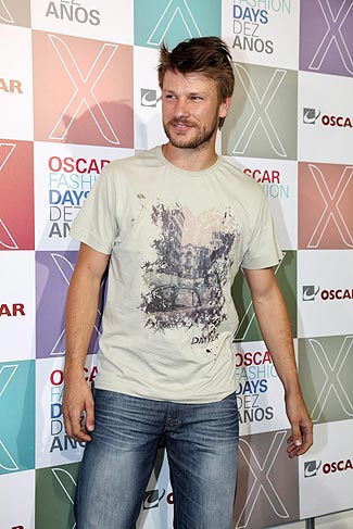 Rodrigo Hilbert, um dos mais simpáticos do evento