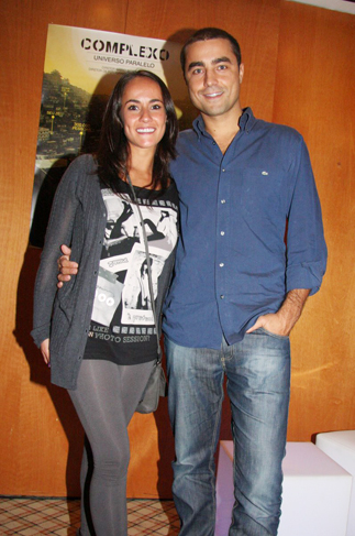 Ricardo Pereira e a sua mulher, Francisca Pinto, foram prestigiar a pré-estreia do documentário 