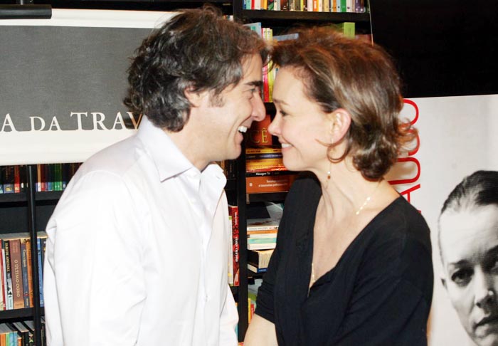 O casal de atores Alexandre Borges e Júlia Lemmertz