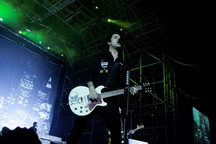A banda Green Day voltou ao país, após 12 anos