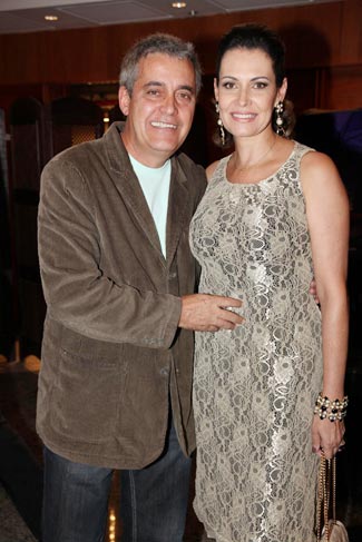 Mauro Naves e a mulher, atriz Patrícia Naves
