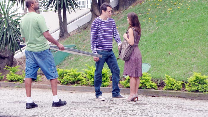 O encontro de Gerson e Diana poderá ser visto em breve na Globo