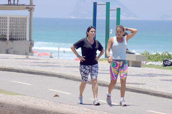 Giovanna correu na Barra da Tijuca, nesta sexta-feira (19)