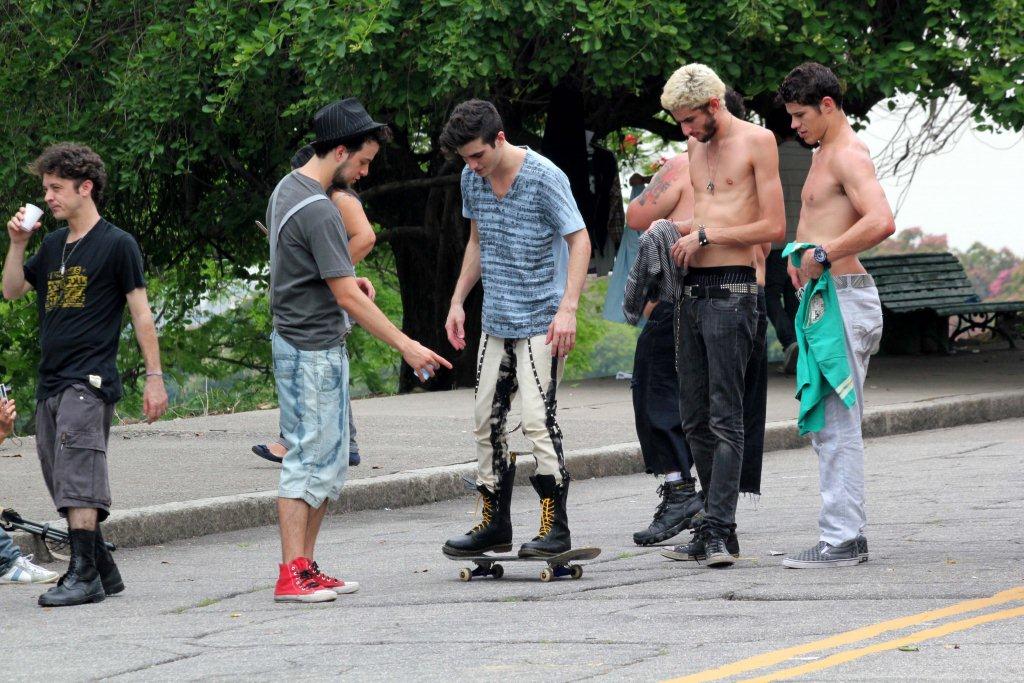 Fiuk se preparou para andar de skate