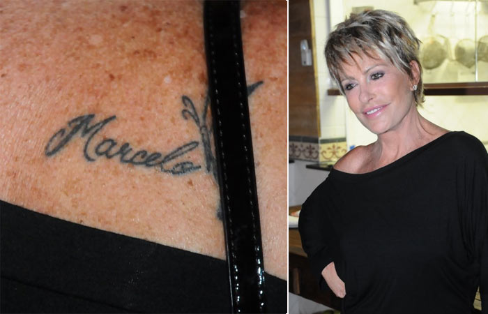 Ex-marido diz que não vai apagar tatuagem com nome de Ana Maria Braga
