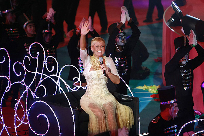 Xuxa grava show de Natal no Maracanãnzinho, no Rio