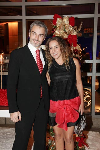 Daniela Marcury e o marido, o empresário Marco Scabia
