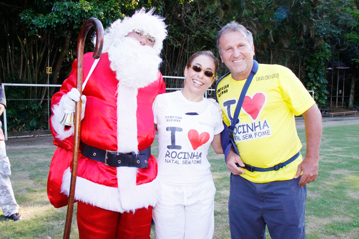 Papai Noel, Cissa Guimarães e Zico