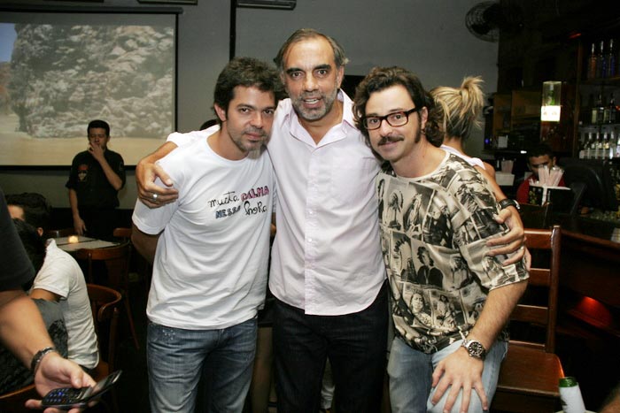 Bruno Mazzeo recebeu os amigos em uma boate no Rio de Janeiro 