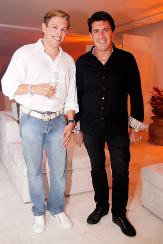 Bruno Chateaubriand foi com o companheiro, André Ramos