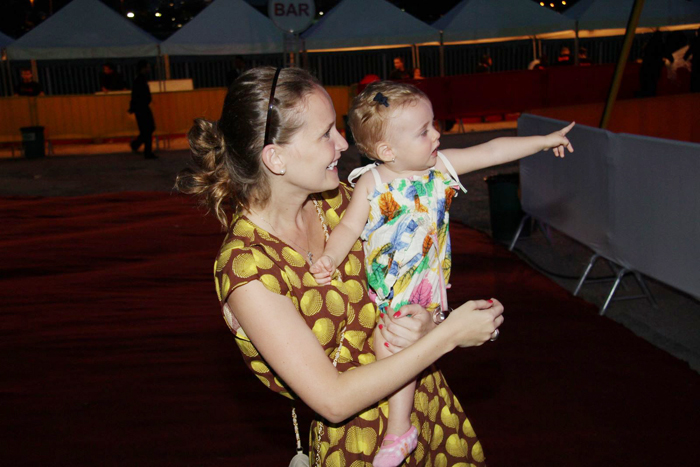 Fernanda Rodrigues e sua filha Luisa