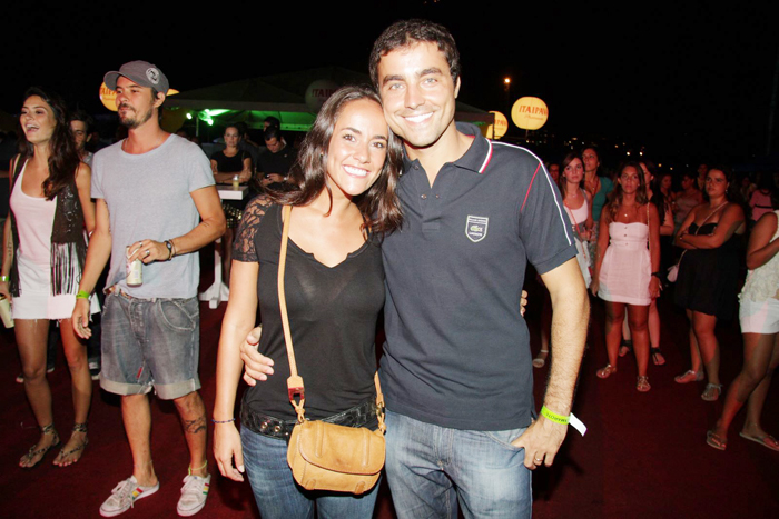 Ricardo Pereira e a mulher Francisca