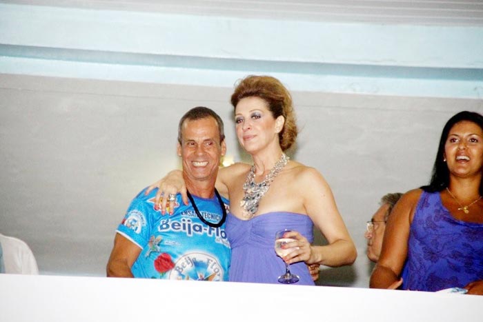 Carlinho de Jesus e Claudia Raia